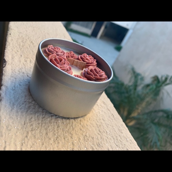 Handmade Soy Wax Candle “Rose” - Picture 6 of 6